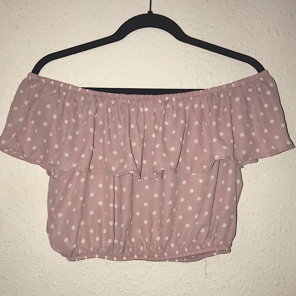 Pink polka dot